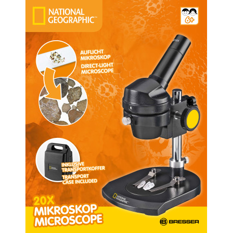 National Geographic Junior mikroskop 20x National Geographic Junior mikroskop 20x