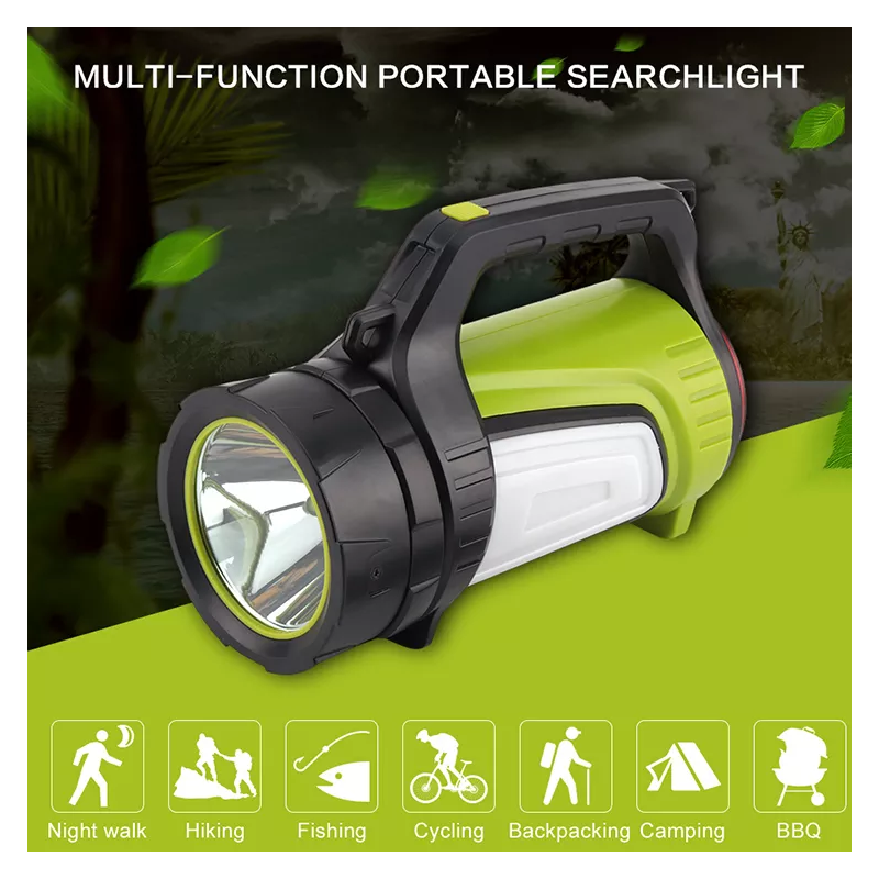 Multi-Funktionel Søgelygte Med Usb-Oplader Multi-Funktionel Søgelygte Med Usb-Oplader